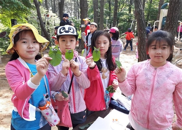 ▲제석산 생태탐방 체험(사진제공=남구청)