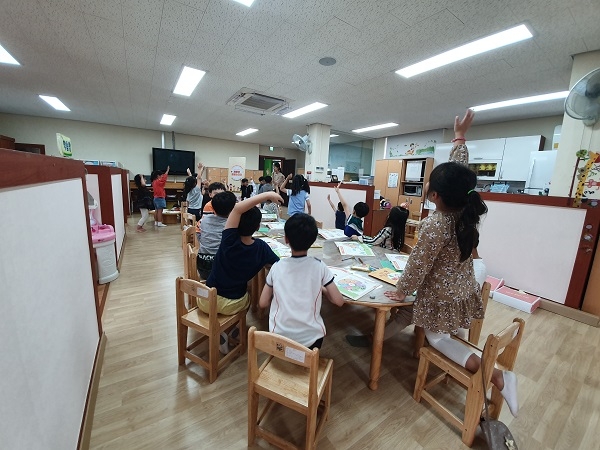 ▲광주 남구는 초등학생 비만 예방을 위해 ‘건강 돌봄 놀이터’ 프로그램을 운영한다.(사진제공=남구청)