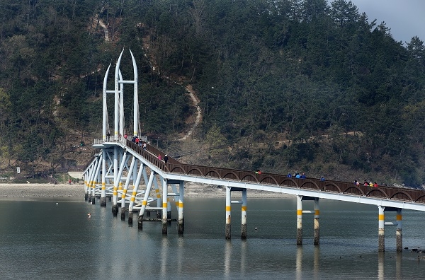 ▲가우도 출렁다리(사진제공=강진군)