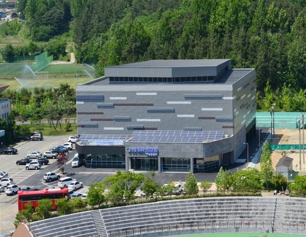 ▲제2실내체육관 전경(사진제공=강진군)