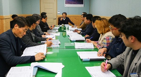 ▲구례군은 2020년 주요업무 보고회를 가졌다.(사진제공=구례군)