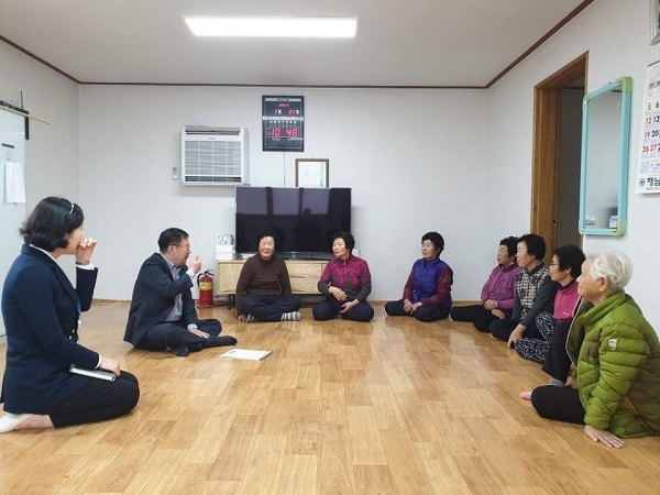 ▲해남군이 군정 현안 업무에 대한 마을단위 군민교육을 실시했다.(사진제공=해남군)