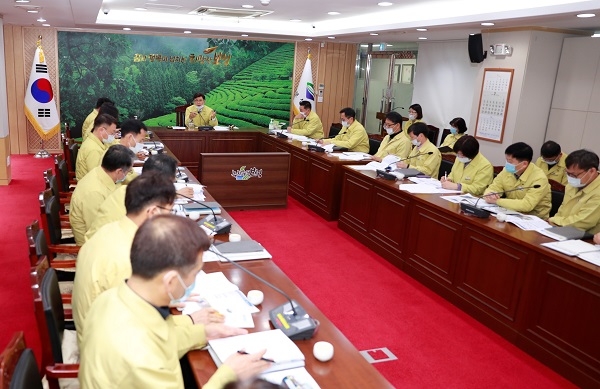▲보성군이 2021년 국비확보 전략회의를 개최했다.(사진제공=보성군)