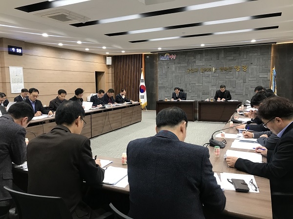 ▲영광군은 13일 2020년 상반기 신속집행 세부사업 추진상황 보고회를 개최했다.(사진제공=영광군)