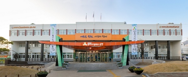 ▲순천시청 전경