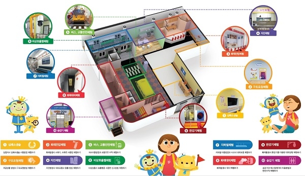▲어린이안전체험관 안내 리플렛(사진제공=광주광역시)