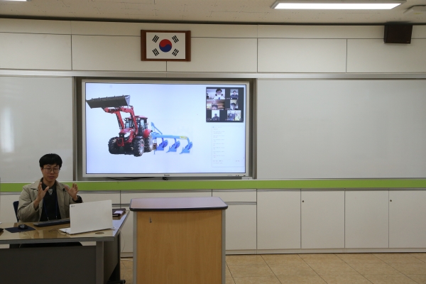 ▲전남생명과학고등학교 원격수업 장면(사진제공=전라남도교육청)
