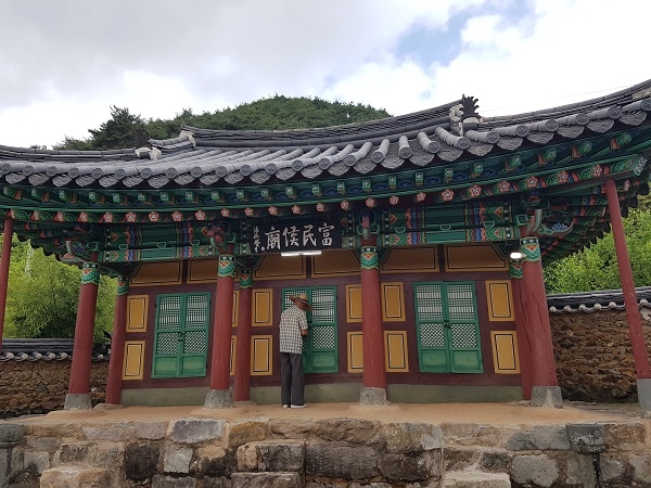 ▲문익점 부조묘 사당(사진제공=보성군)
