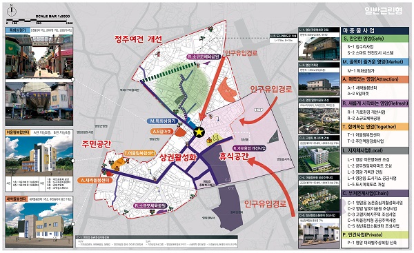 ▲영암읍 도시재생 뉴딜사업 개요도(사진제공=영암군)
