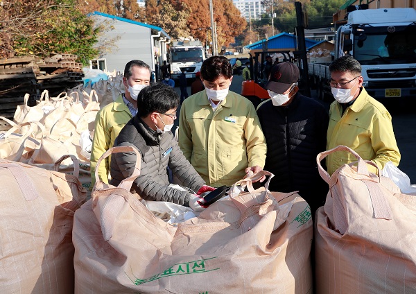 ▲추곡수매현장(사진제공=보성군)