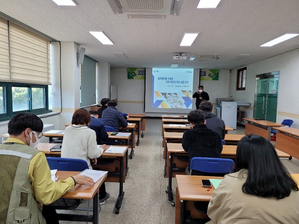 ▲영암군은 클로렐라를 농업에 접목한 현장실증시험 결과용역보고회를 개최했다.(사진제공=영암군)