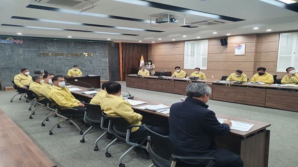 ▲영광군은 2일 ‘제2차 영광군 기후변화적응대책 세부시행계획수립 용역’중간보고회를 개최했다.(사진제공=영광군)