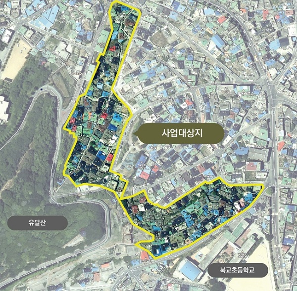 ▲죽교동 샘골마을이 새뜰마을사업 대상지로 선정됐다.(사진제공=목포시)