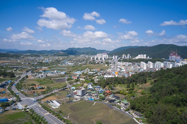 ▲화순읍 전경(사진제공=화순군)