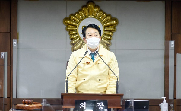▲허유인 순천시의회 의장(사진제공=순천시의회)