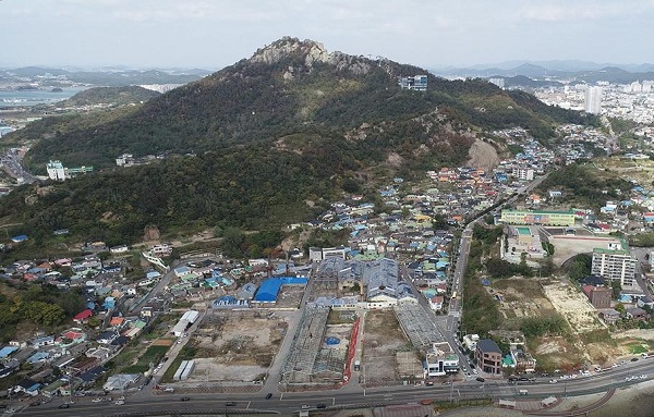▲목포시 서산ㆍ온금지구 전경(사진제공=목포시)