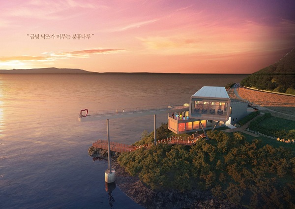 ▲강진군 노을전시관 조감도(사진제공=강진군)