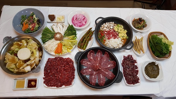 ▲무안 음식 한상 차림(사진제공=무안군)