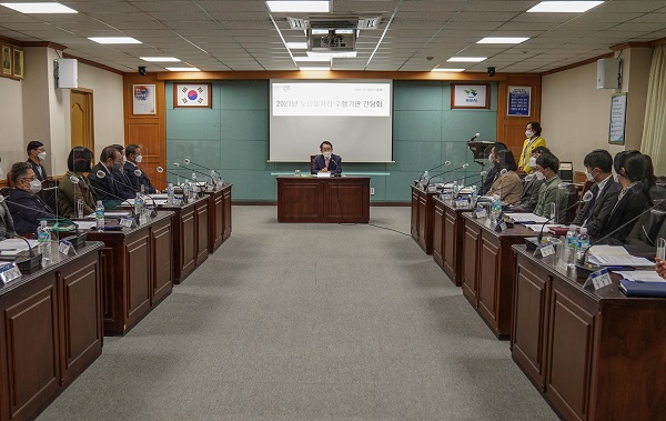 ▲목포시가 지난 24일 노인일자리 수행기관 간담회를 개최했다.(사진제공=목포시)