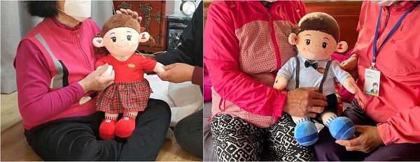 ▲보성군은 ‘스마트 돌봄 로봇’ 보급하고 비대면 돌봄 서비스를 제공한다.(사진제공=보성군)