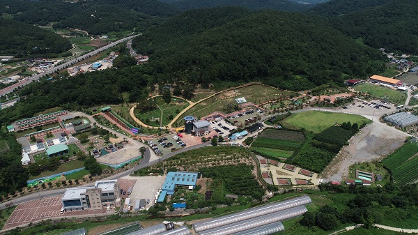 ▲진도개테마파크 항공촬영 모습(사진제공=진도군)