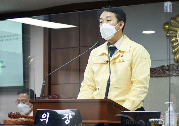 ▲순천시의회는 14일 제251회 임시회 제4차 본회의를 열었다.(사진제공=순천시의회)