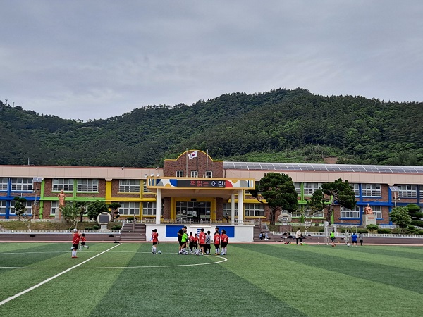 ▲진도초등학교 전경(사진제공=진도군)