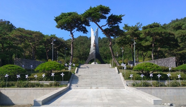 ▲목포시 옥암동 부흥산 현충공원 전경(사진제공=목포시)