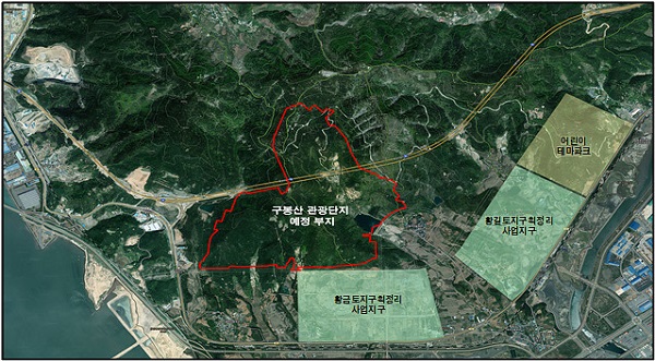 ▲광양시가 성공적인 구봉산관광단지 청사진 실현을 위한 로드맵이 착착 순항하고 있다.(사진제공=광양시)