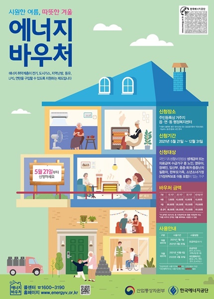 ▲에너지바우처 지원사업 포스터(사진제공=무안군)