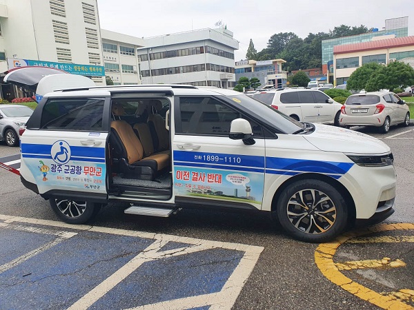 ▲무안군 교통약자 콜택시(사진제공=무안군)