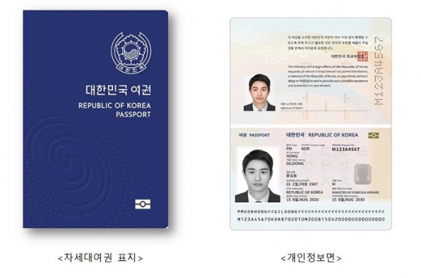 ▲차세대 전자여권(사진제공=무안군)