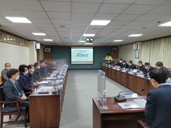 ▲목포시가 지난 2일 ‘목포시 자연재해저감 종합계획 수립 용역’ 중간보고회를 개최했다.(사진제공=목포시)