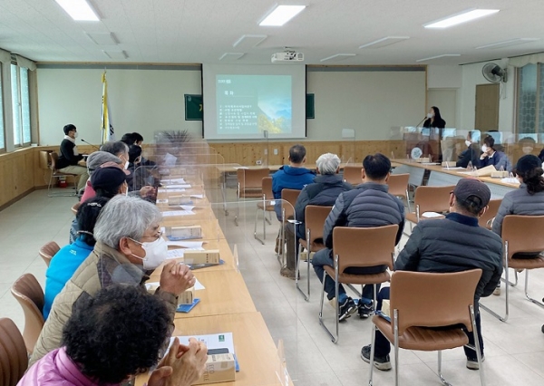 ▲담양군은 내년도 지적재조사사업 대상 주민설명회를 진행했다.(사진제공=담양군)