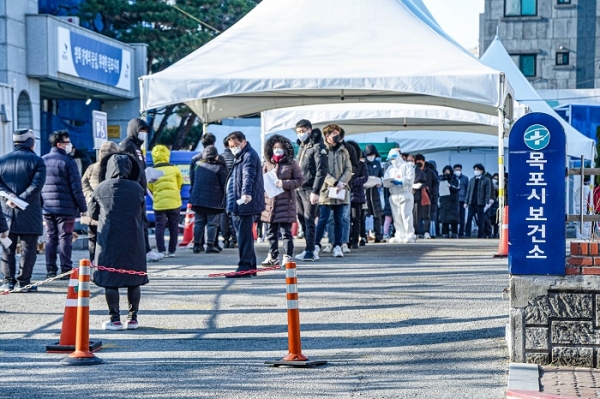 ▲목포시보건소 검사소 모습(사진제공=목포시)