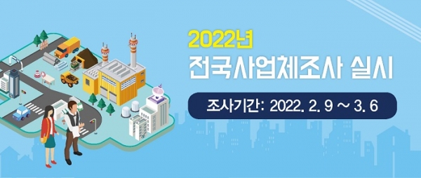 ▲2022년 전국사업체조사 홍보 배너(사진제공=무안군)