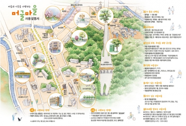 ▲ ‘머굴마을 사용설명서’ 제작·배포(사진제공=동구)
