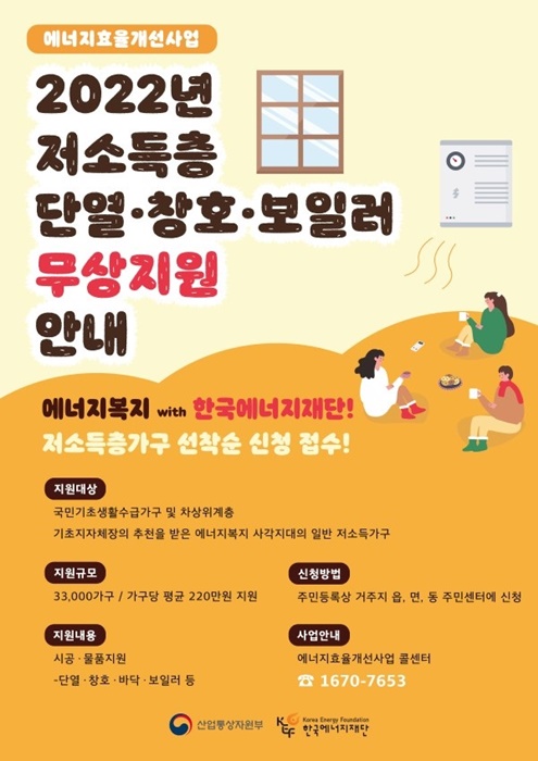 ▲목포시가 저소득 취약계층 가정의 에너지 효율화를 위해 단열과 창호, 바닥공사, 보일러 등을 교체하는 에너지 효율개선 지원사업을 추진한다.(사진제공=목포시)