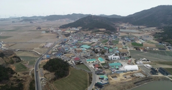 ▲신안군 자은면 전경(사진제공=신안군)
