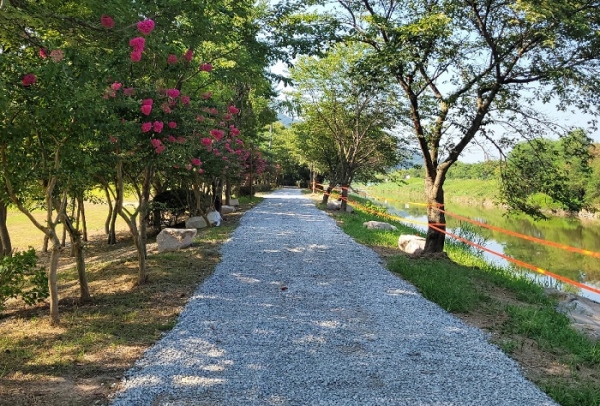 ▲송산근린공원 산책로(사진제공=광산구)