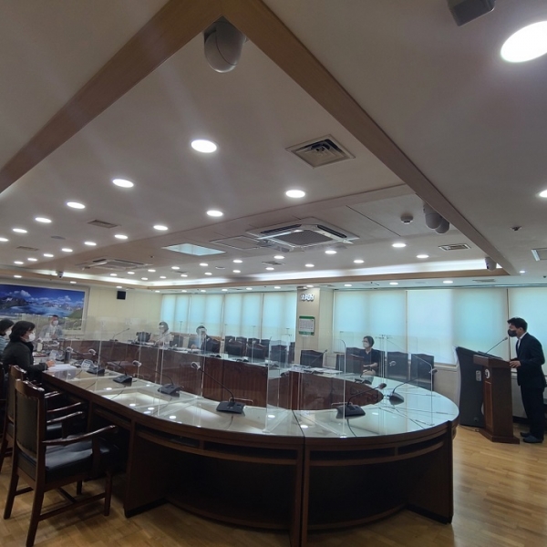 전라남도교육청은 8일 성별영향평가위원회 임시회를 개최했다.(사진제공=전라남도교육청)