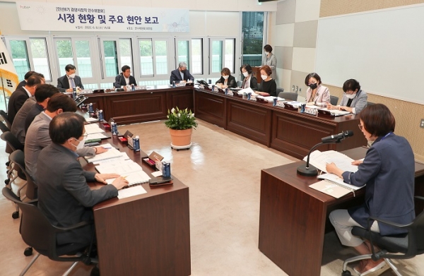 민선 8기 광양시장직 인수위원회는 ‘시정현황 및 주요 현안 보고’를 개최했다.(사진제공=광양시)