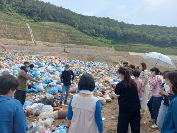 광주광역시는 15일 자원순환시설 견학을 실시했다.(사진제공=광주광역시)