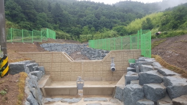 ▲보성군은 2022년 사방사업을 조기에 완료했다.(사진제공=보성군)