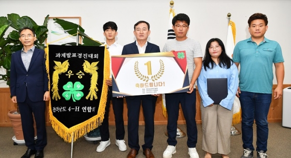 ▲담양군의 ‘전남 청년4-H 과제경진대회’에서 종합 우승을 차지했다.(사진제공=담양군)