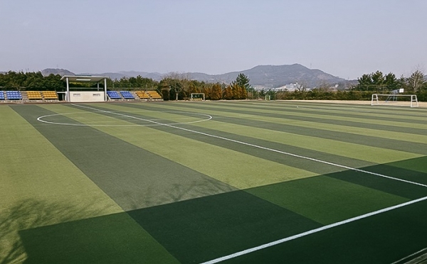 ▲부주산 체육공원 축구장 모습(사진제공=목포시)