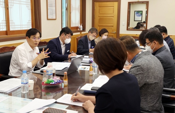 ▲영암군은 민선8기 첫 공약회의를 개최했다.(사진제공=영암군)