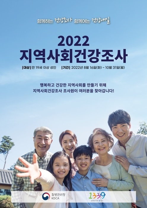 ▲ 2022년 지역사회건강조사 포스터(사진제공=구례군)