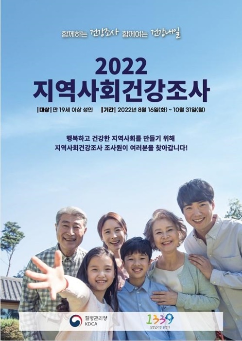 ▲2022 지역사회건강조사 포스터(사진제공=영암군)