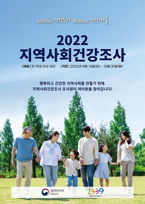 ▲2022년 지역사회건강조사 포스터(사진제공=무안군)